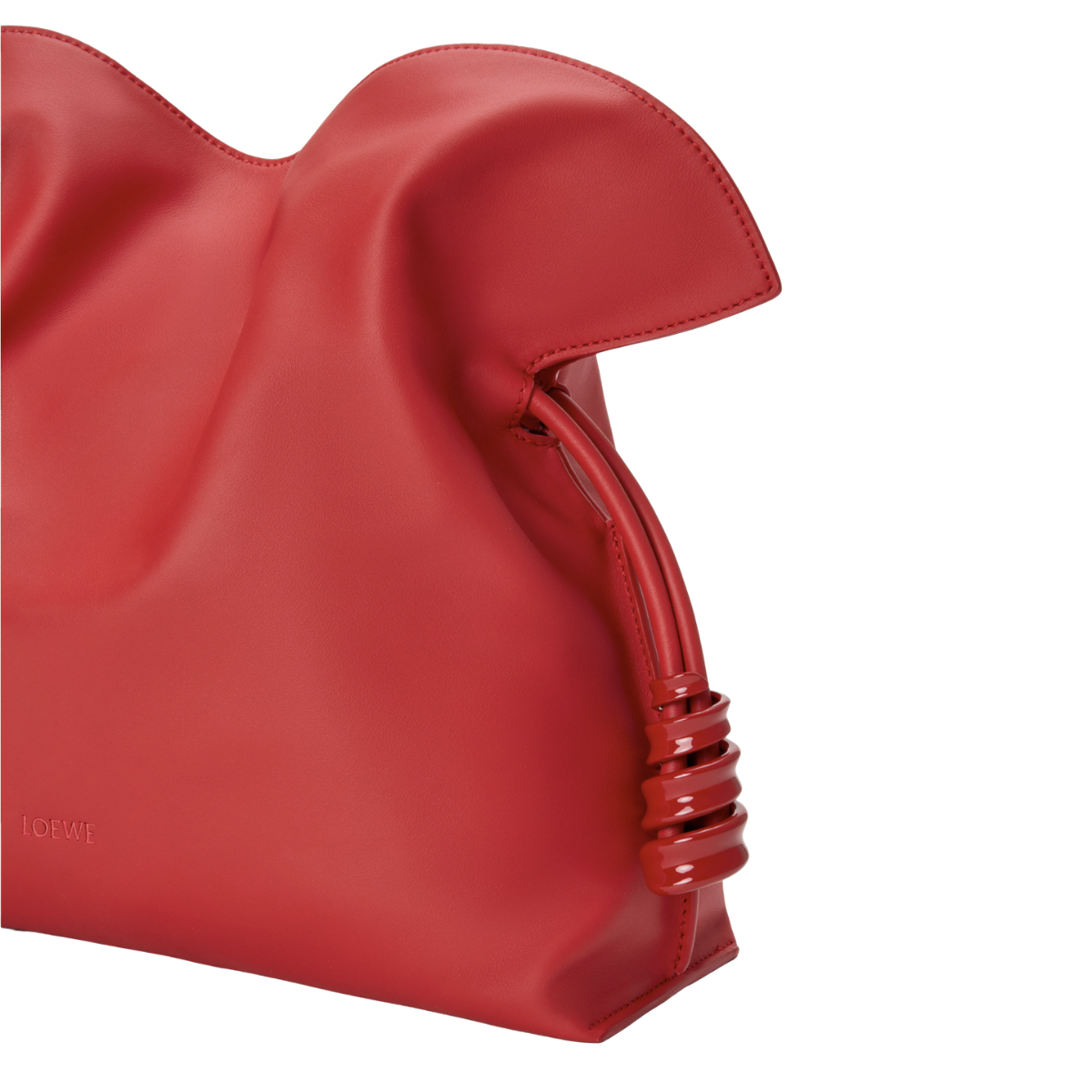 Loewe Medium Coil Flamenco Clutch in Nappa Calfskin