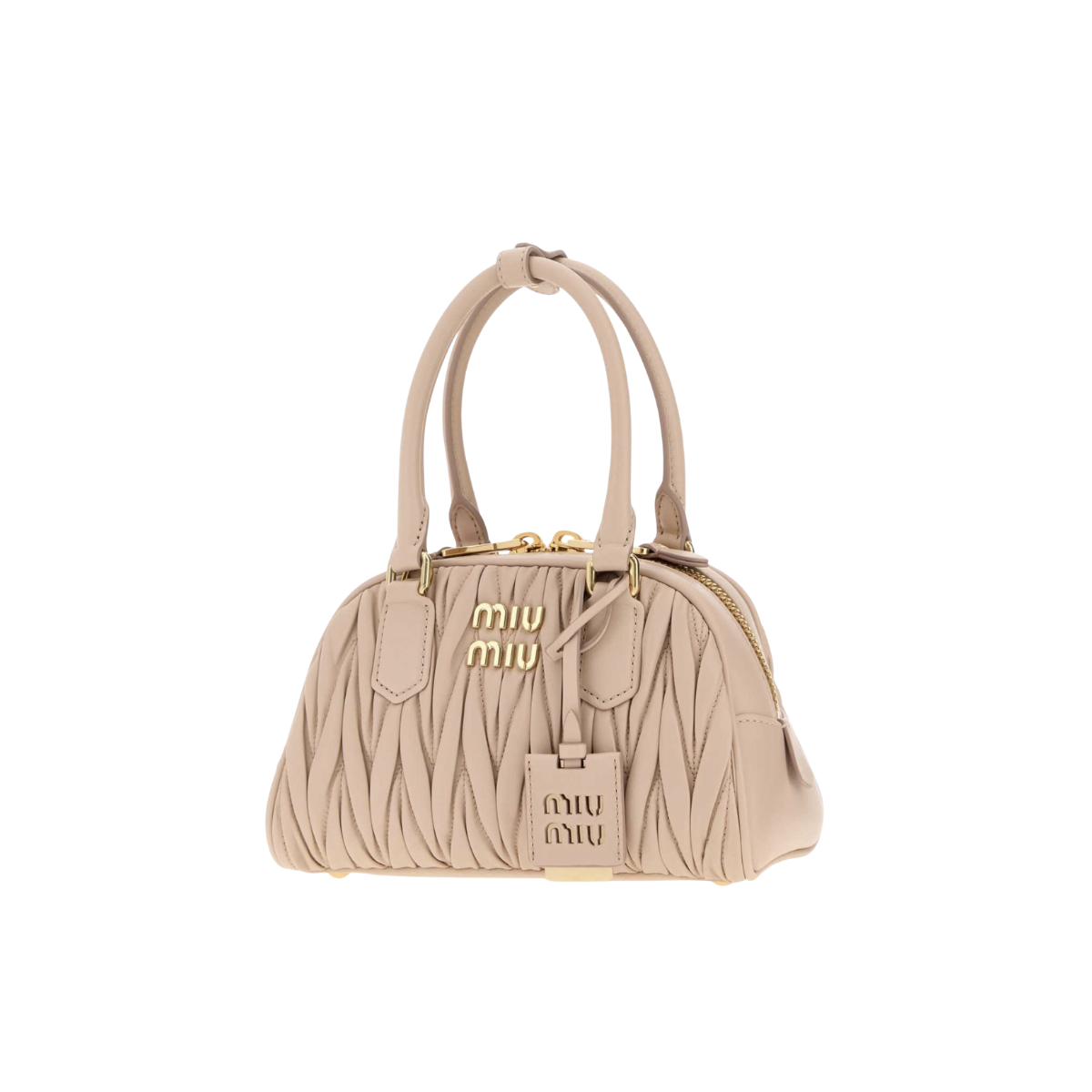 Miu Miu Arcadie Matelassé Nappa Leather Bag