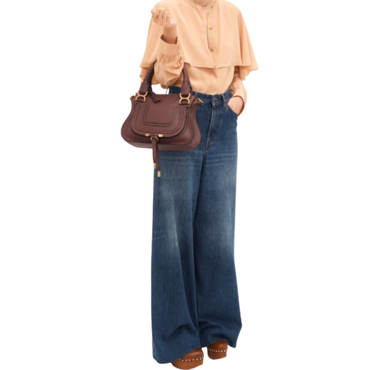 Chloé Small Marcie Bag in Grained Leather