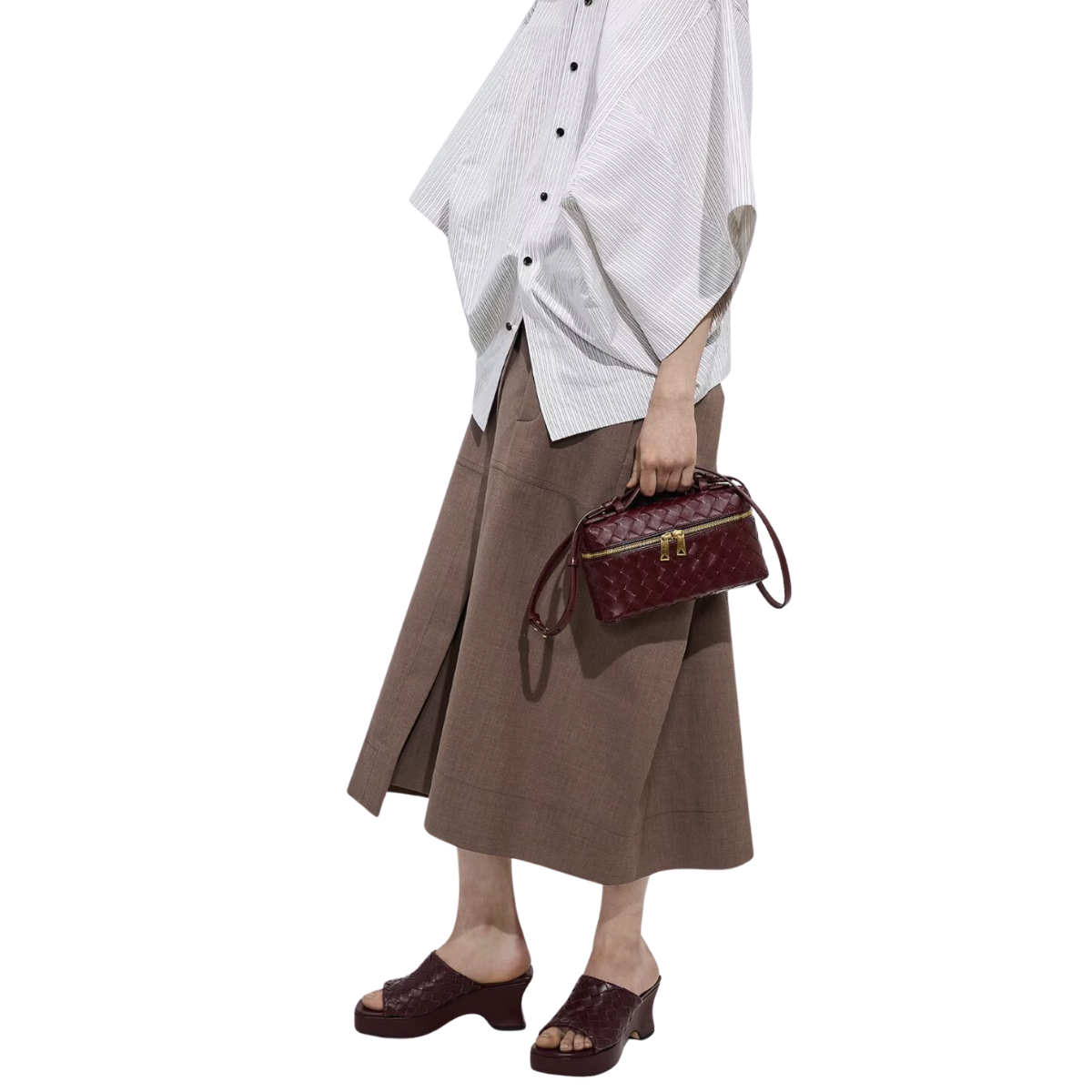 Bottega Veneta Bang Bang burgundy