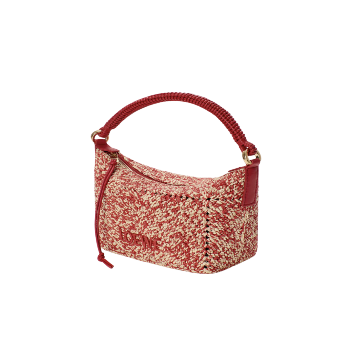 Loewe Cala Mini Bag in Melange Raffia