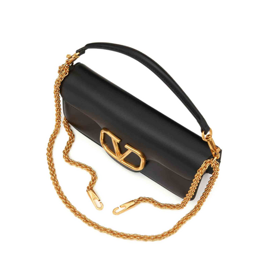 Valentino Garavani Locò Calfskin Shoulder Bag