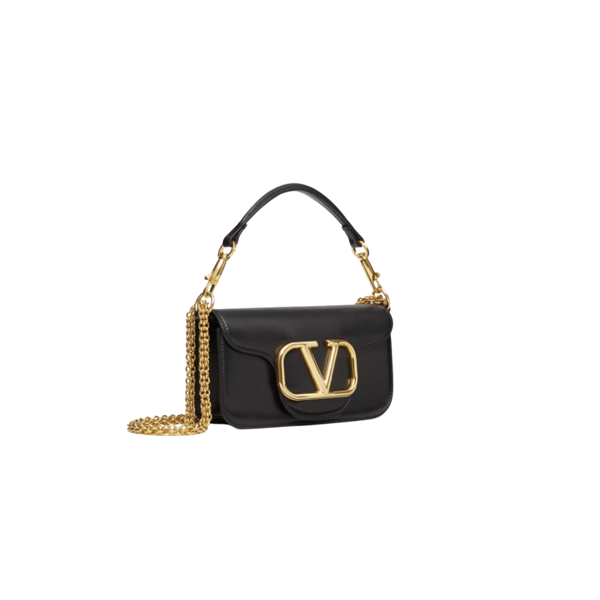 Valentino Garavani Locò Small Shoulder Bag In Calfskin
