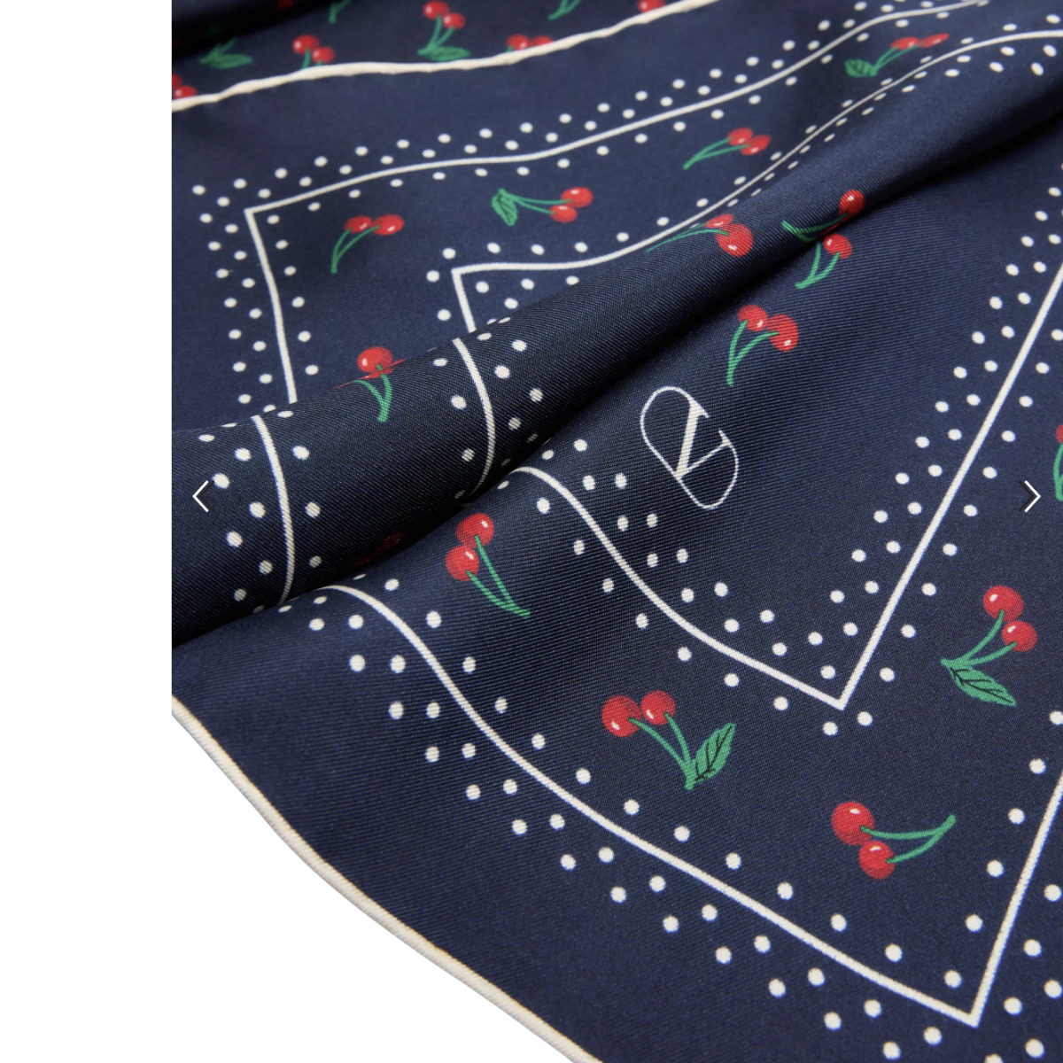 Valentino Cherryfic Silk Scarf