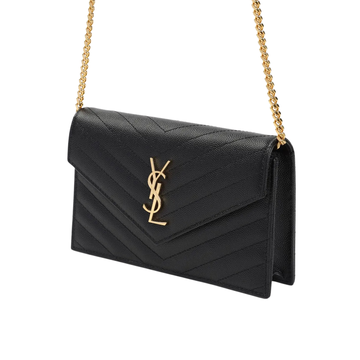 Saint Laurent Cassandre Envelope Chain Wallet