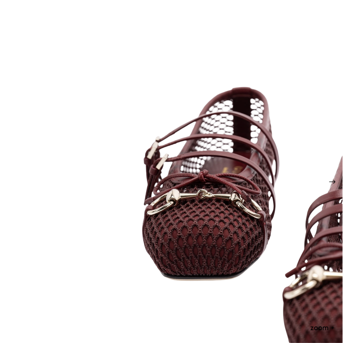 GUCCI Horsebit Mesh Ballet Flat