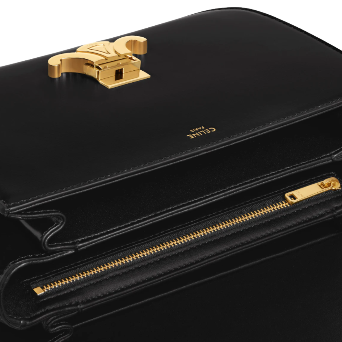 Celine Classique Triomphe Bag Shiny Calfskin