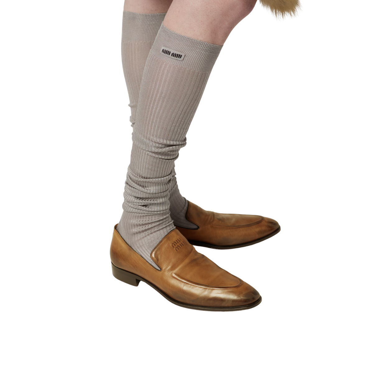 Miu Miu Leather loafers