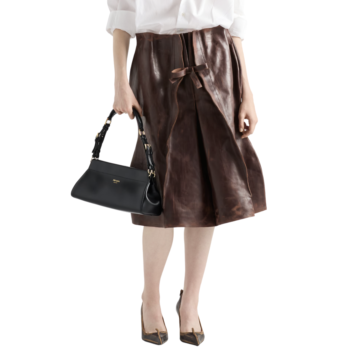 Prada Enchaîné Medium Leather Bag