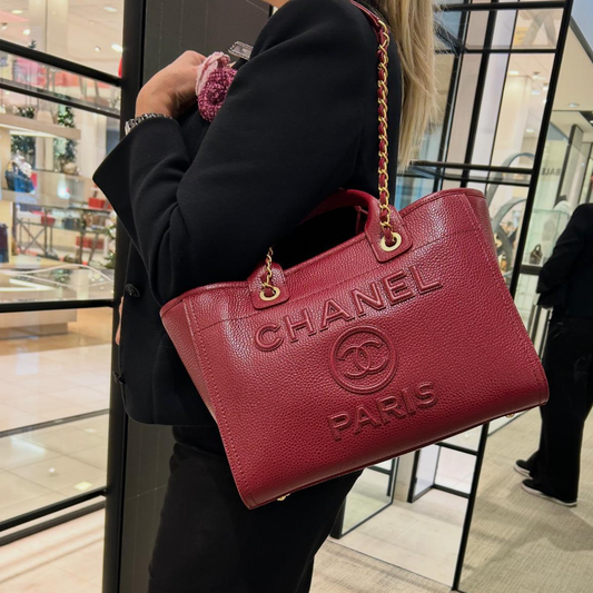 Chanel Caviar Leather Large Shopping Bag