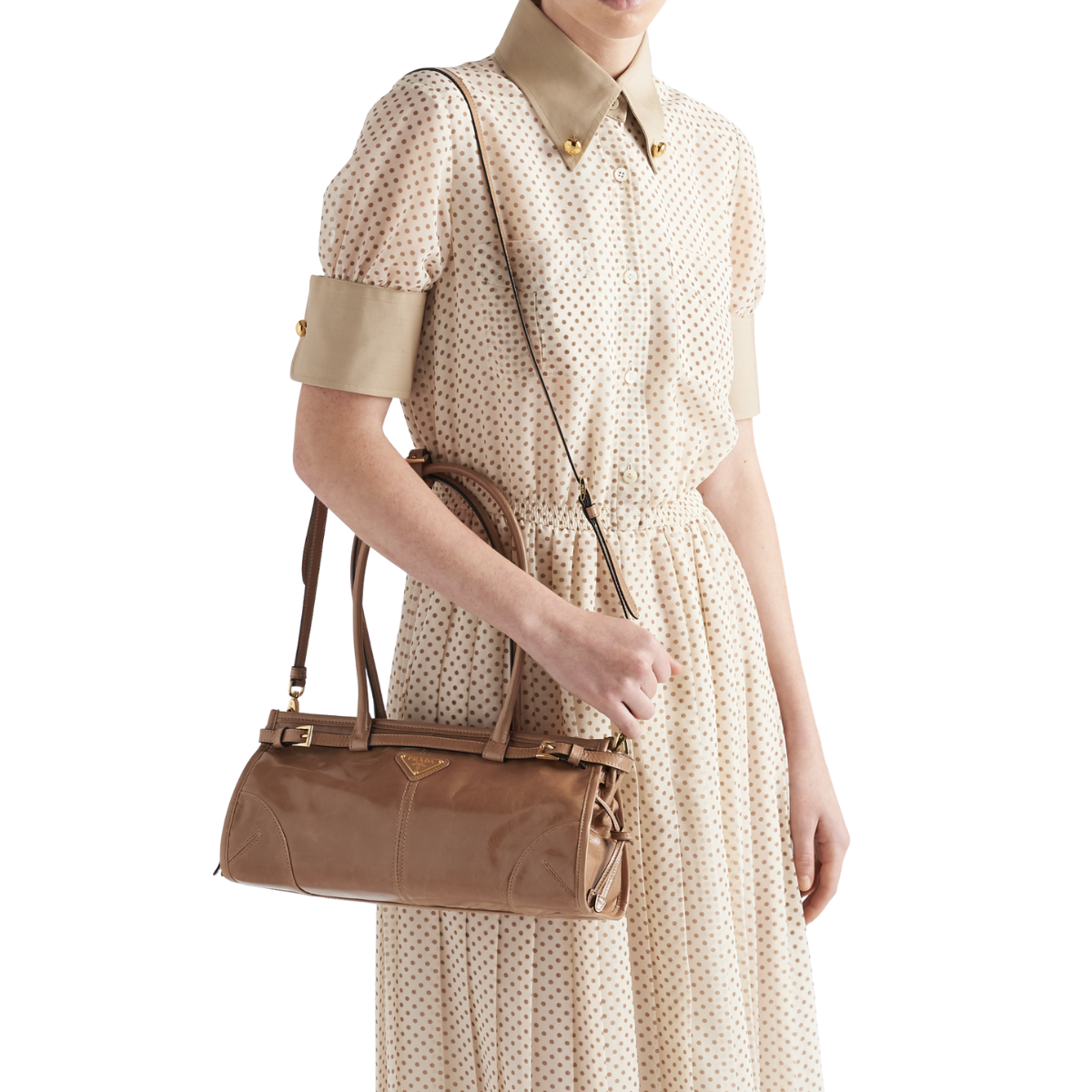 Prada Bonnie Medium Leather Handbag