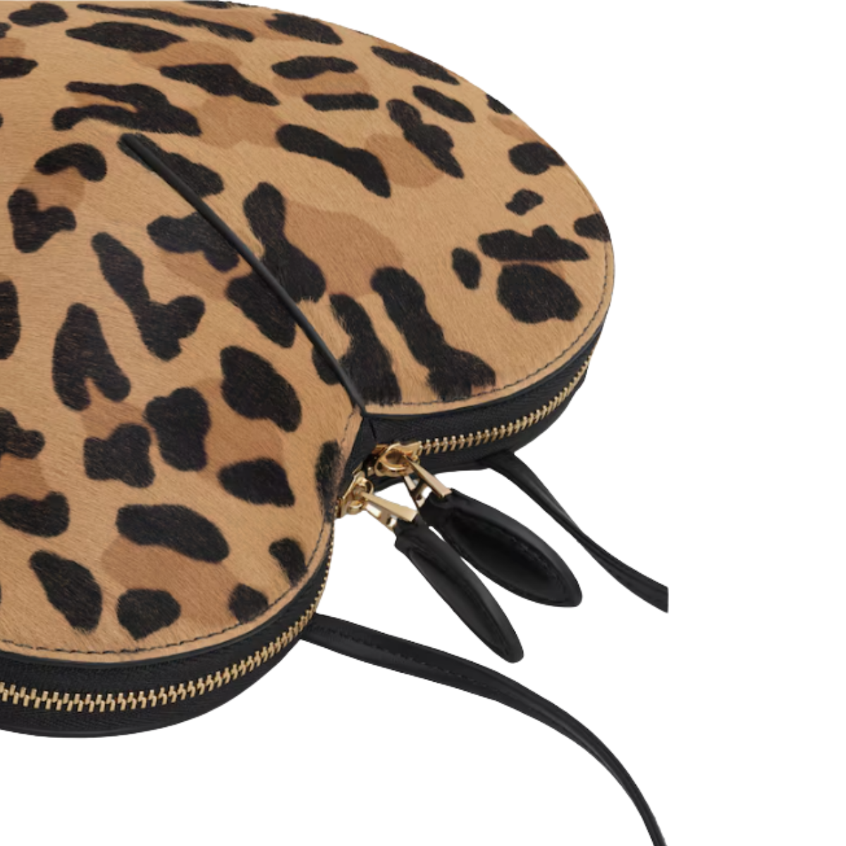 Alaia LE CŒUR BAG IN LEOPARD HAIRCALF