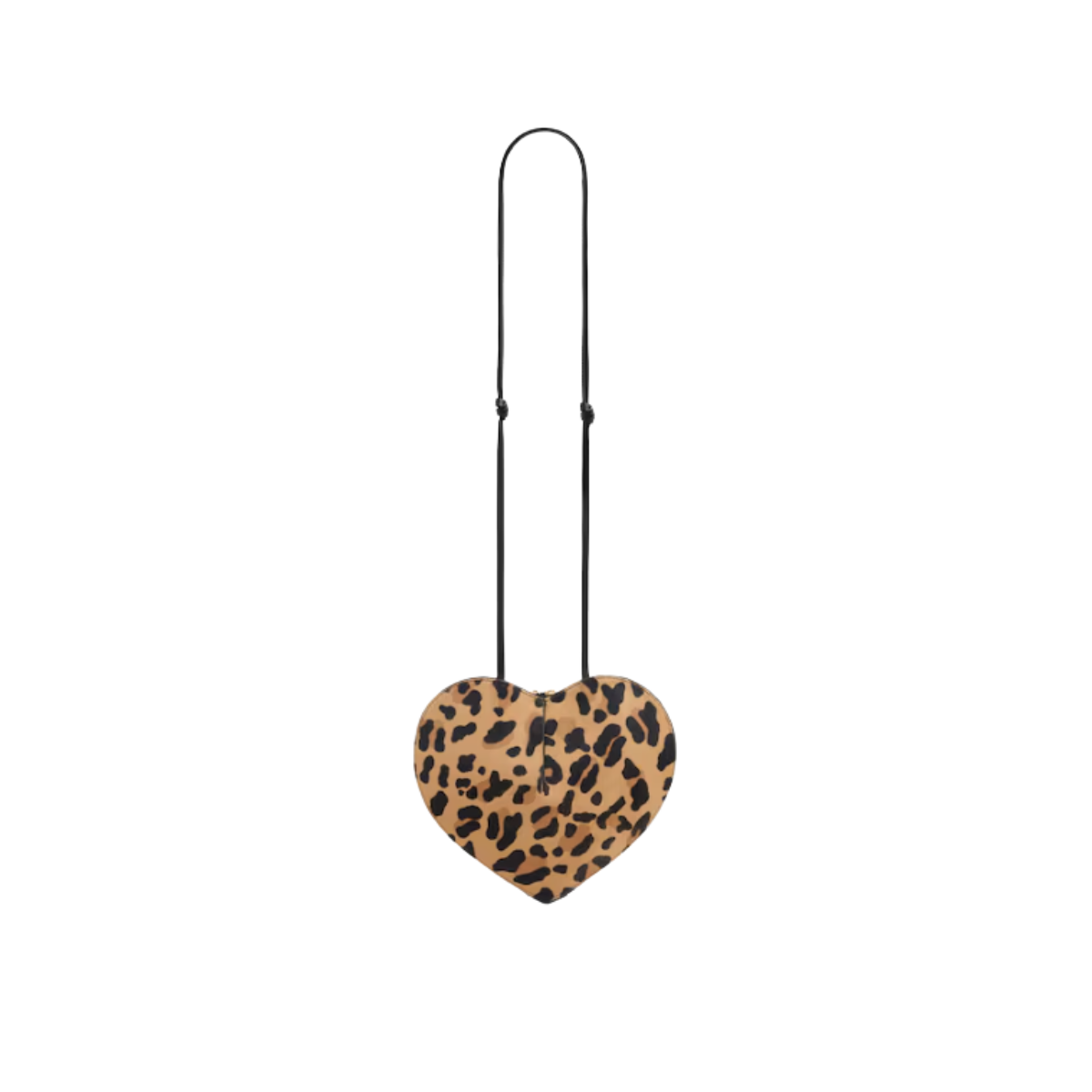 Alaia LE CŒUR BAG IN LEOPARD HAIRCALF