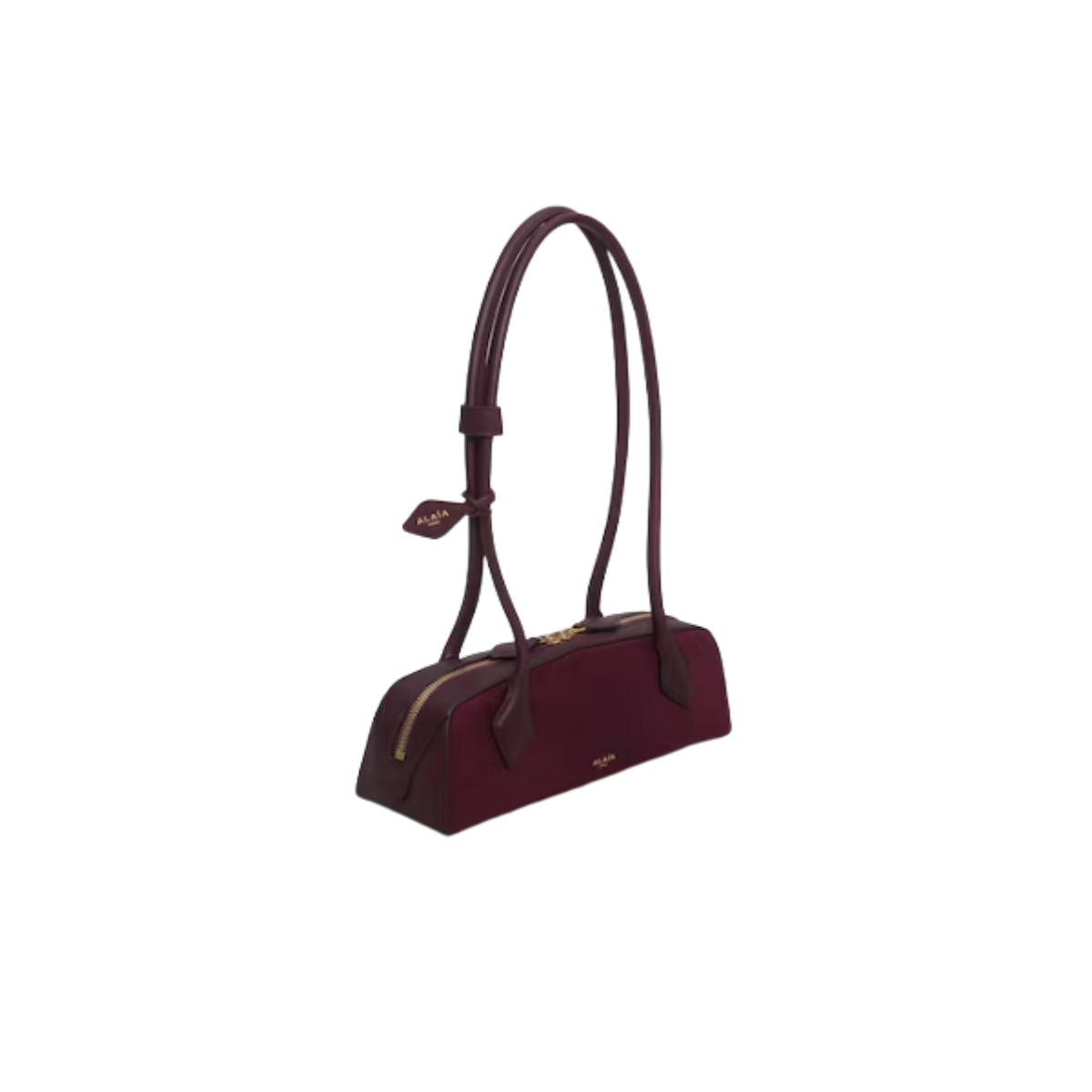 Alaia LE TECKEL SMALL BI-MATERIAL BAG IN LEATHER