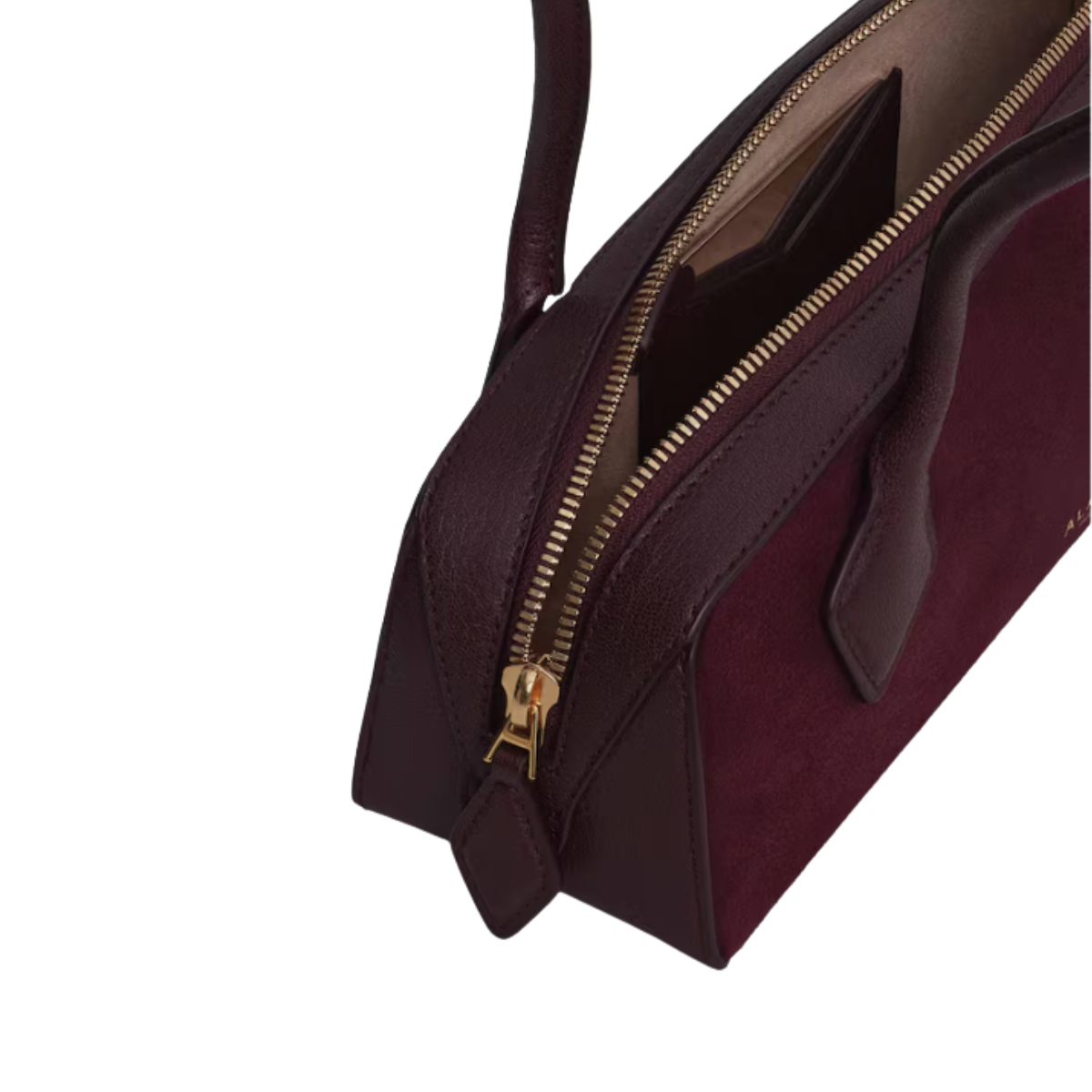 Alaia LE TECKEL SMALL BI-MATERIAL BAG IN LEATHER