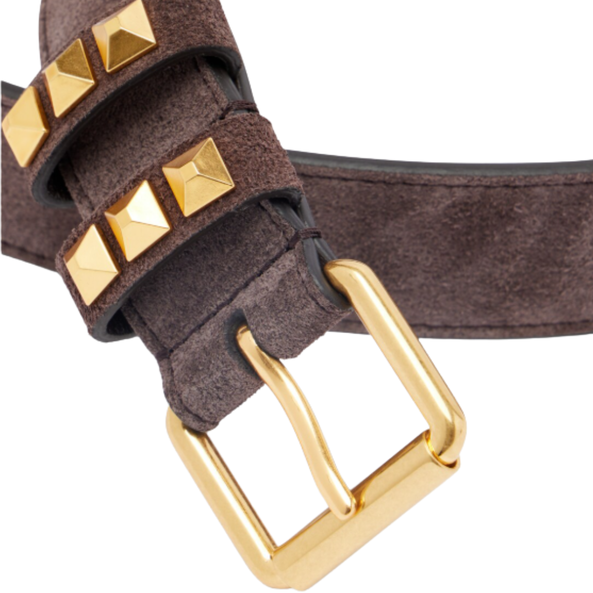 Valentino Flaneuse Belt In Suede 30 mm