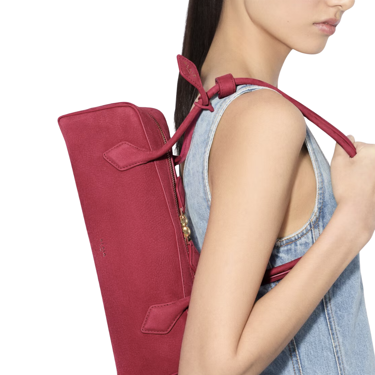 Alaïa Le Teckel Medium Bag in Nubuck