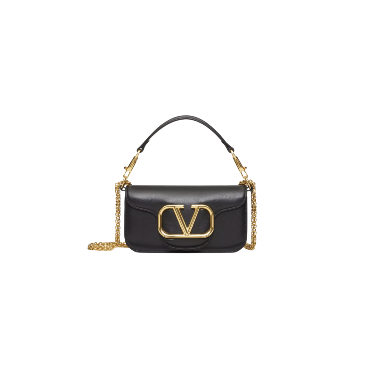 Valentino Garavani Locò Small Shoulder Bag In Calfskin