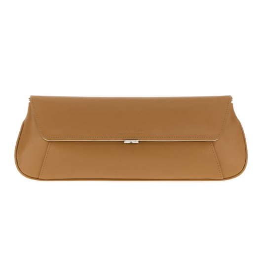 Amina Muaddi Ami Clutch Nappa