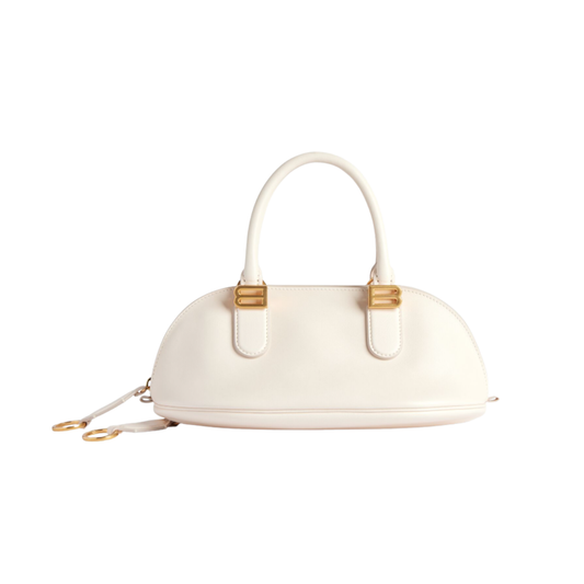 Balenciaga Bolero Bowling Bag Mini in Cream