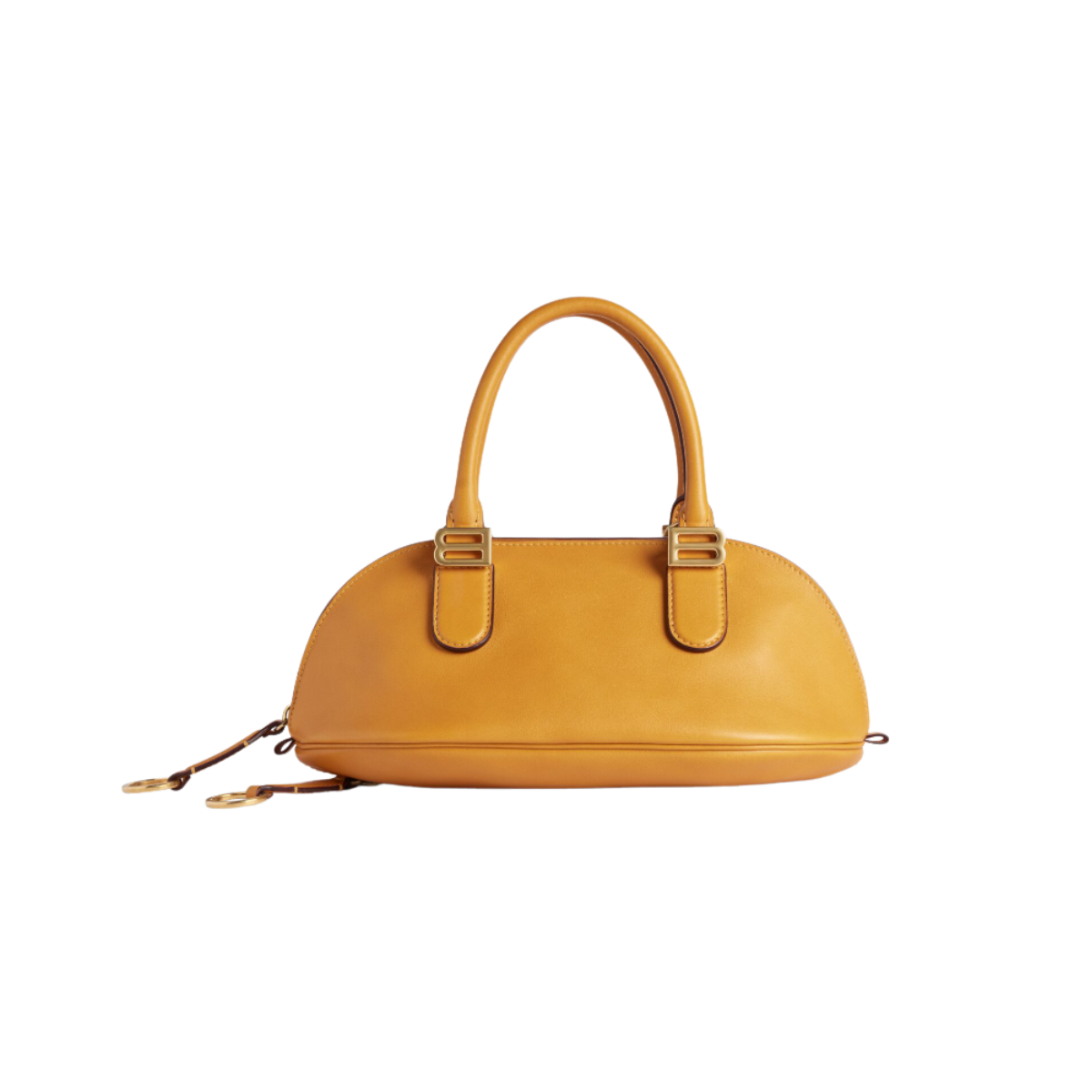 Balenciaga Bolero Bowling Bag Mini in Curry