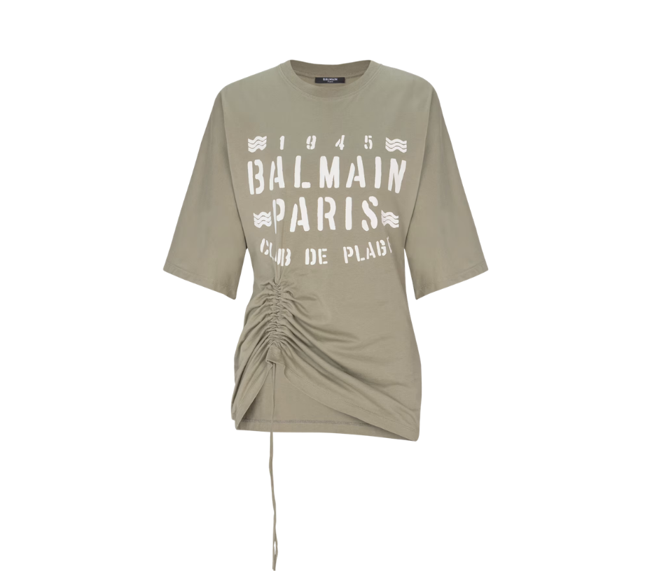 Balmain T-shirt with Balmain Club print
