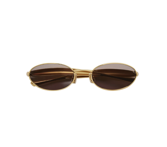 Bottega Veneta Sardine Oval Sunglasses