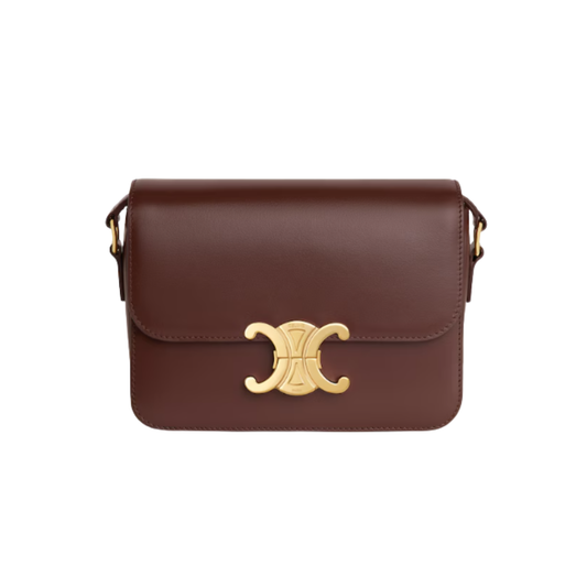 Celine TEEN TRIOMPHE BAG IN shiny calfskin
