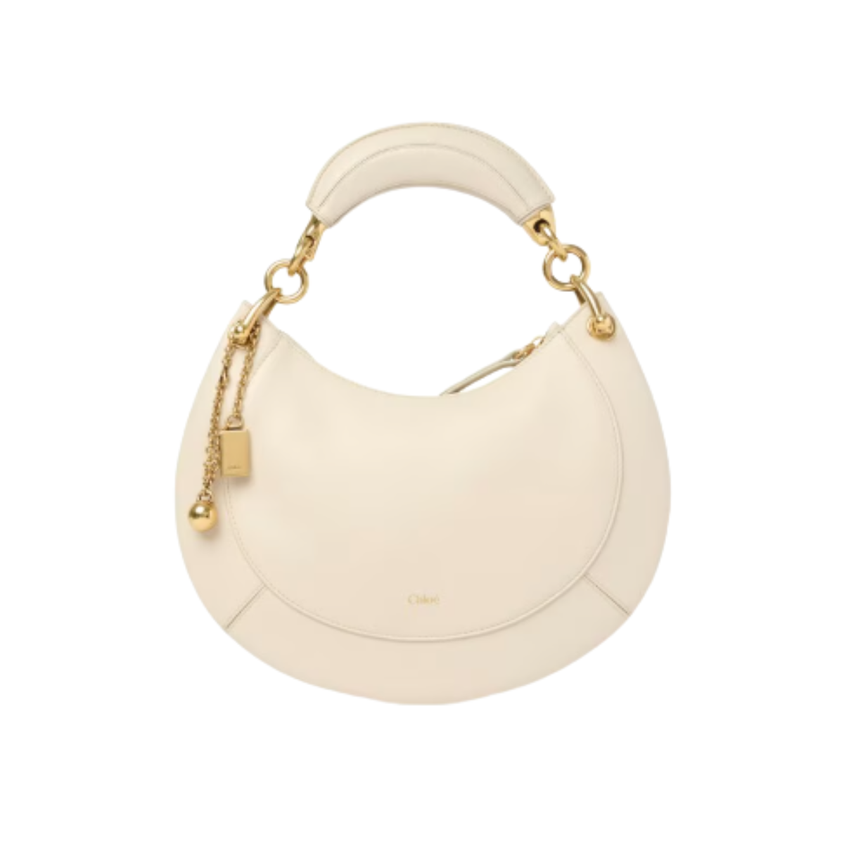 Chloé Small Banana Zipped Hobo in Soft Leather