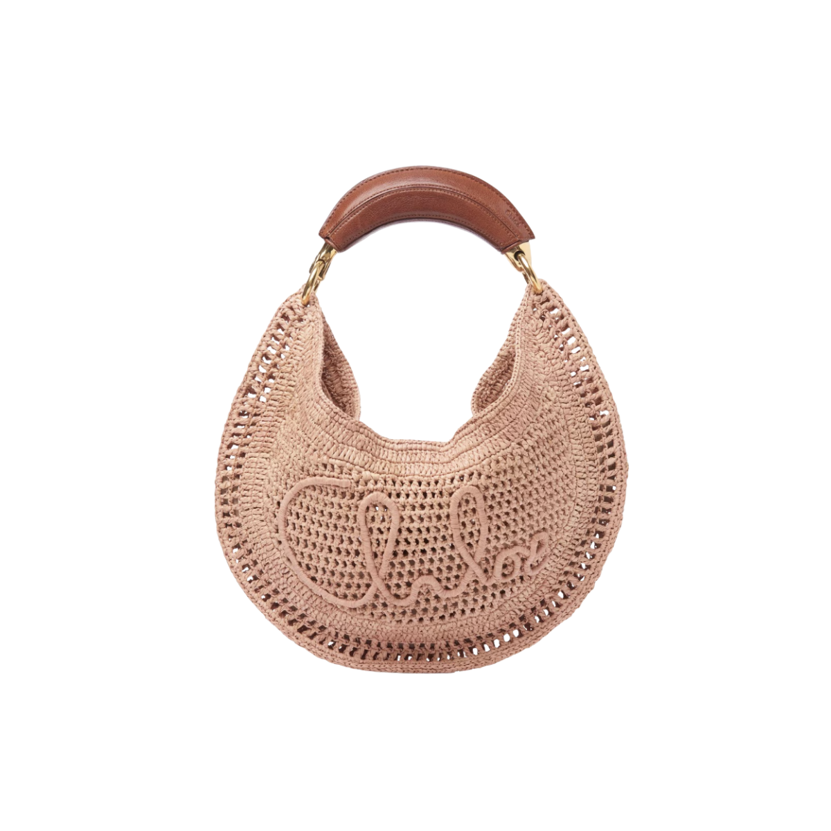 Chloé Summer Banana Hobo Bag in Raffia