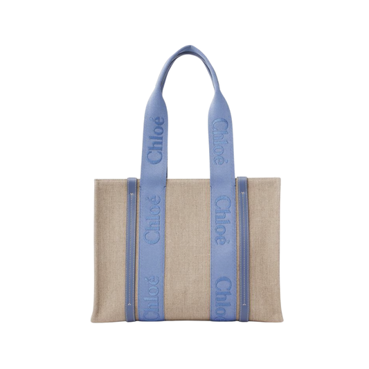 Chloé Woody Tote Bag in Linen