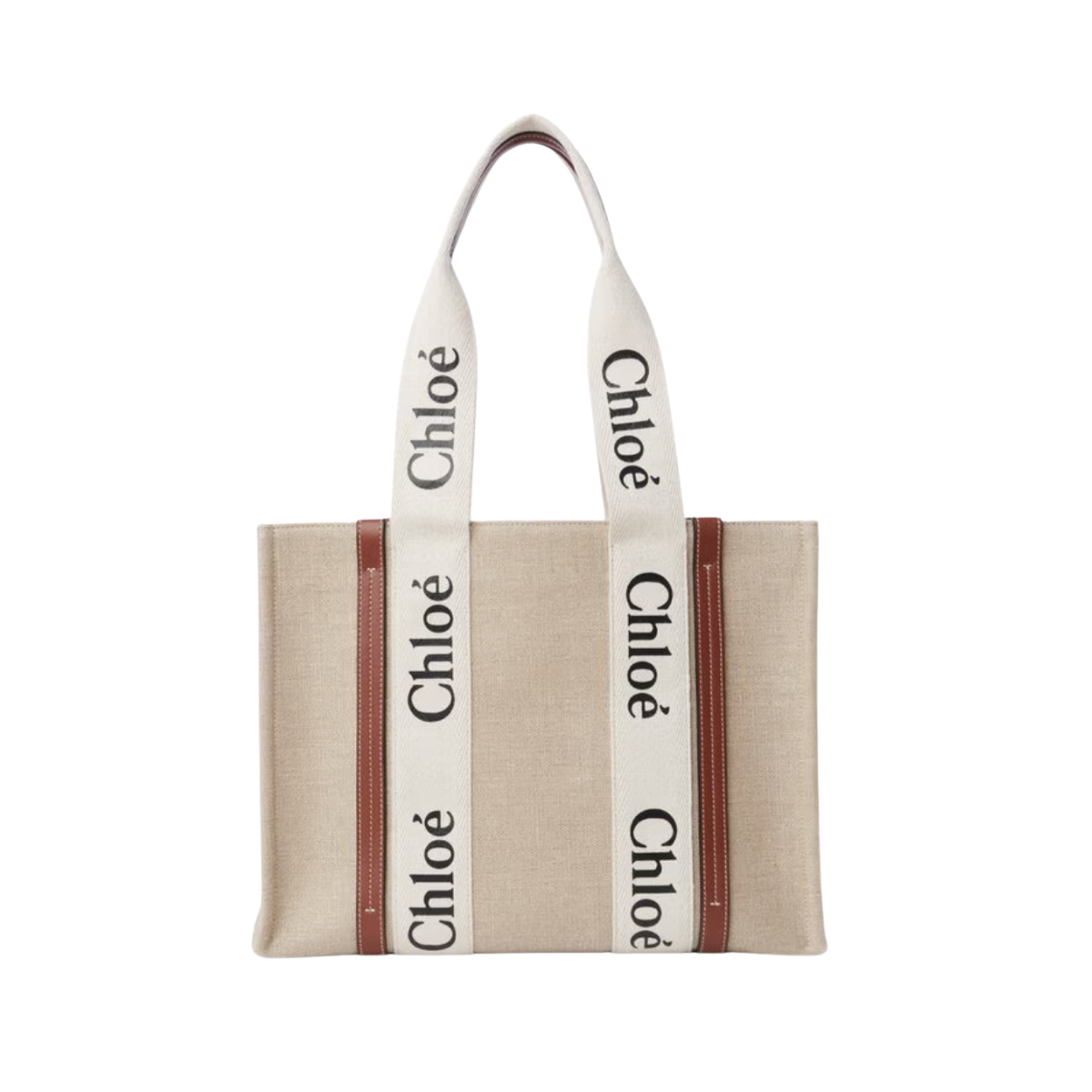 Chloé Woody Tote Bag in Linen