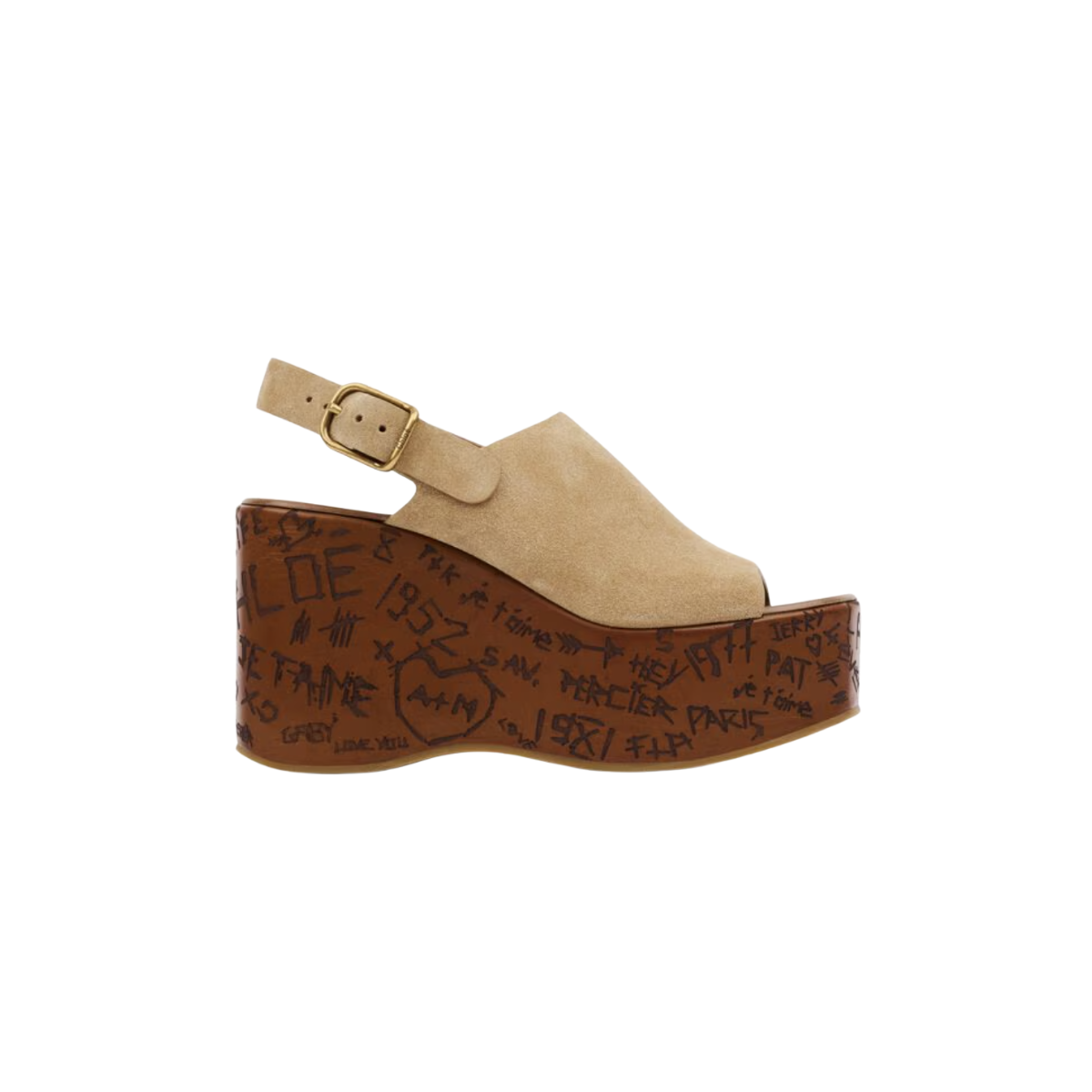 Chloe Maxime Wedge Sandal