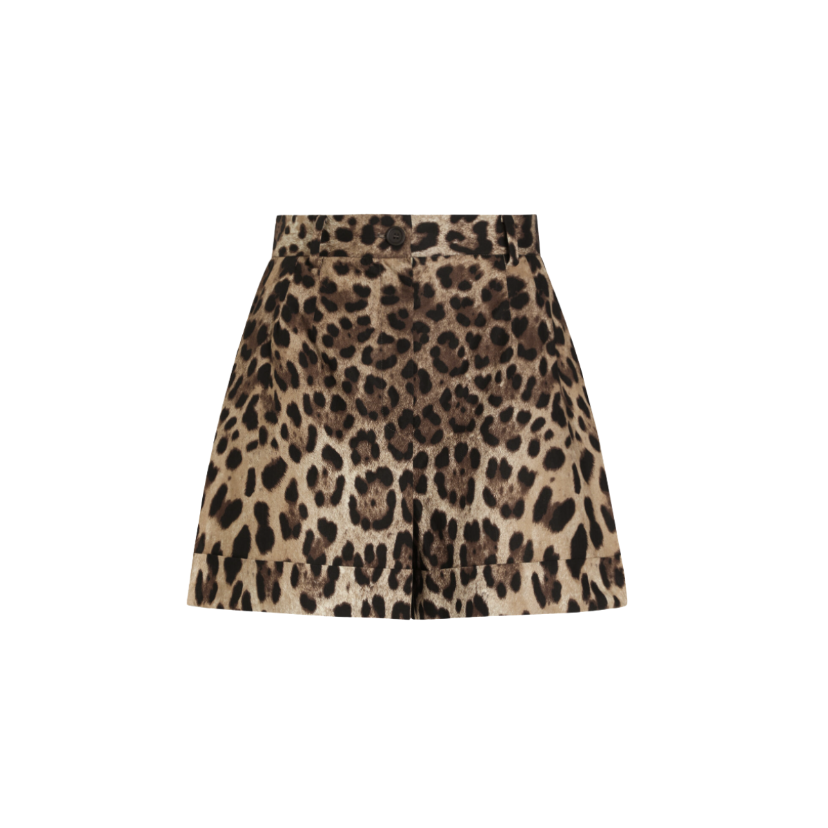 Dolce & Gabbana Leopard-print Poplin Shorts