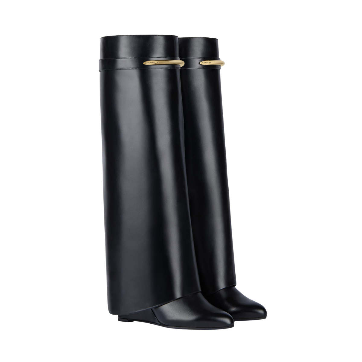 Givenchy Shark Pinch Bots in Leather Black