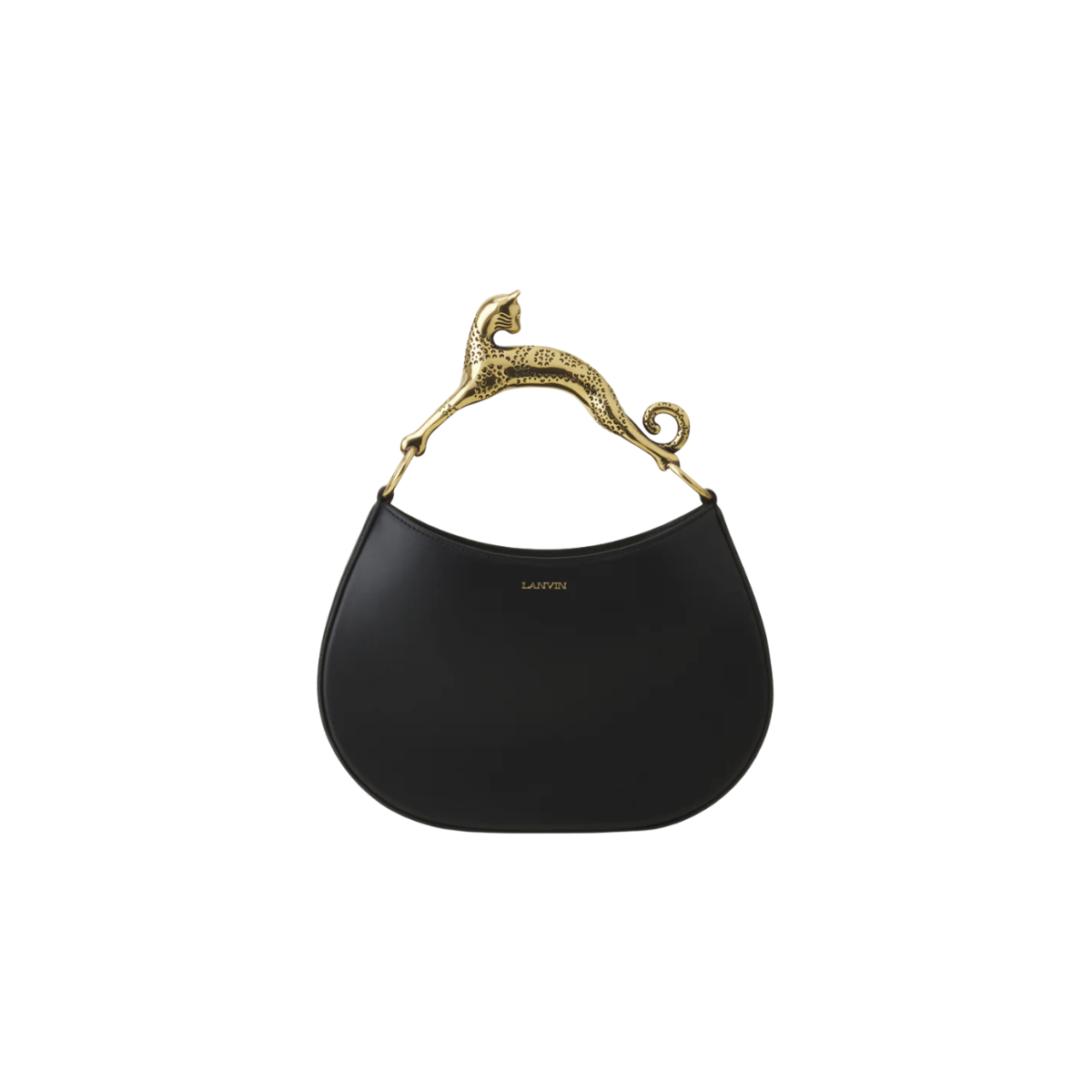 Lanvin Hobo Cat Leather Bag