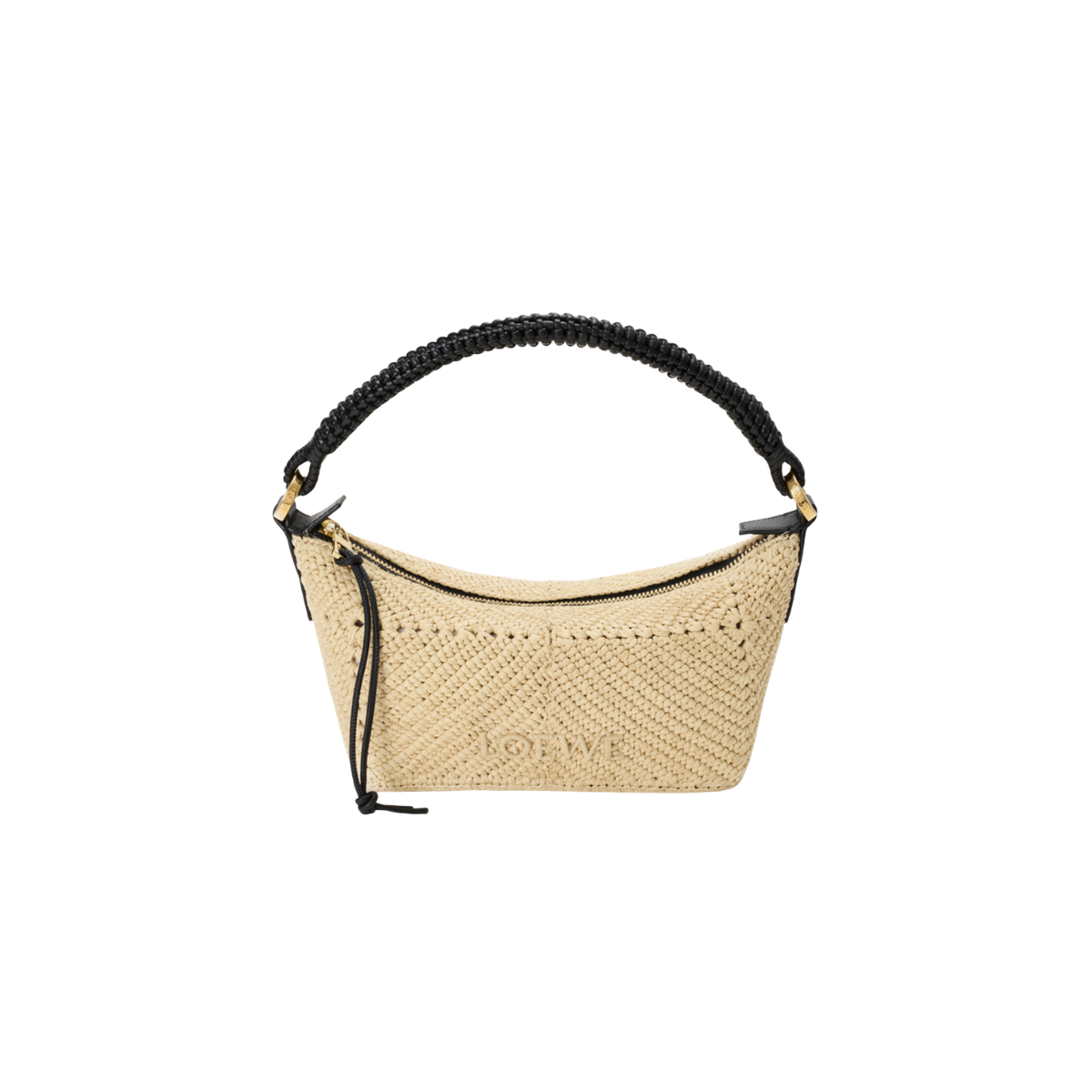 Loewe Cala Mini Bag in Classic Calfskin and Raffia