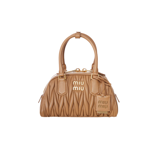 Miu Miu Arcadie Matelassé Nappa Leather Bag