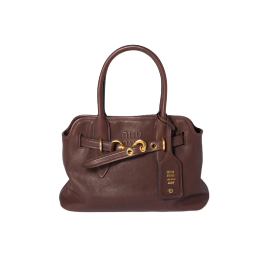 Miu Miu Aventure Nappa Leather Bag