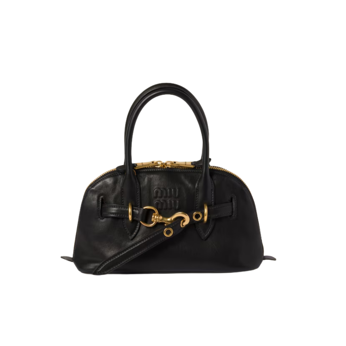 Miu Miu Aventure Nappa Leather Top-handle Bag