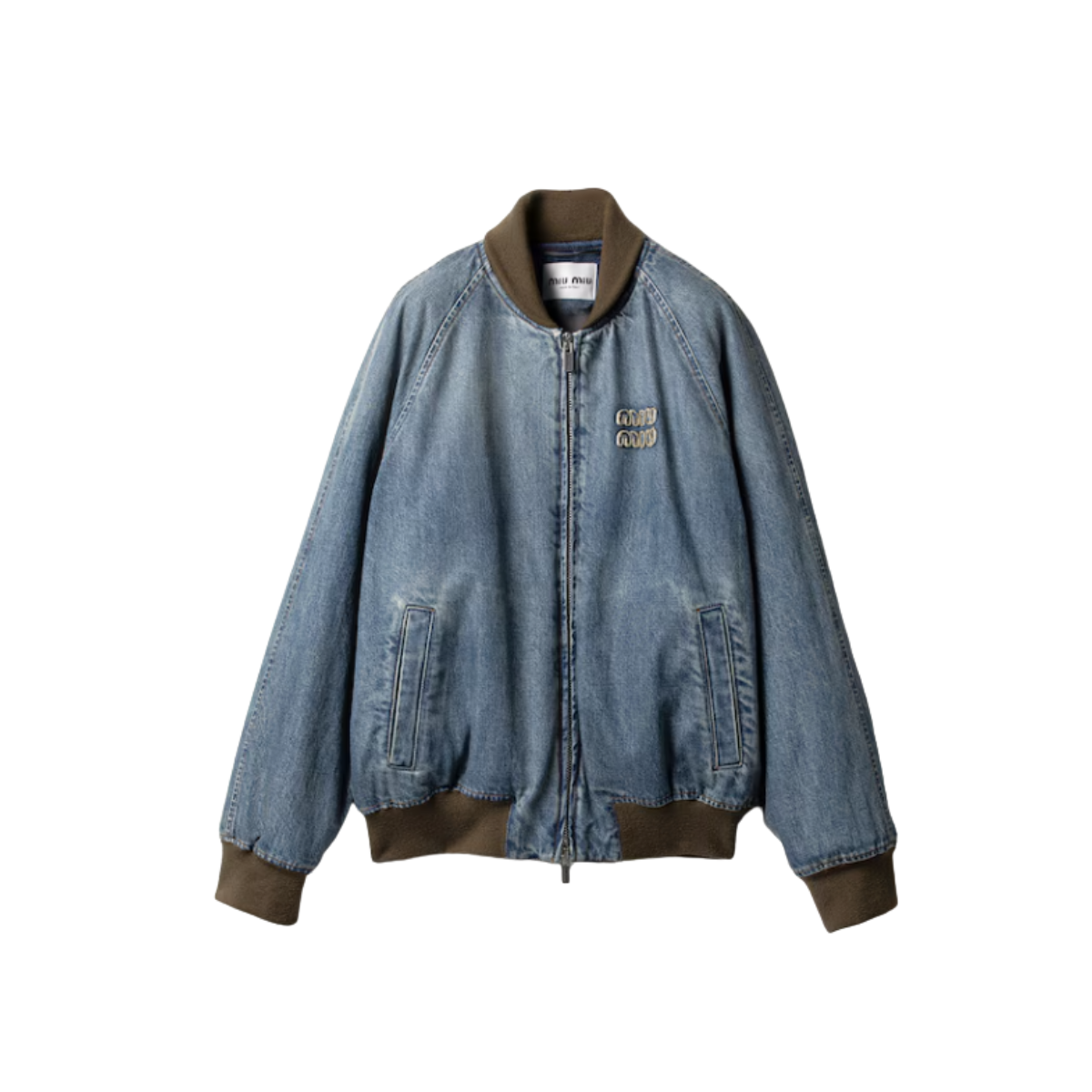 Miu Miu Denim Blouson Jacket