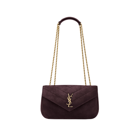 Saint Laurent LOULOU Small in MATELASSÉ Suede