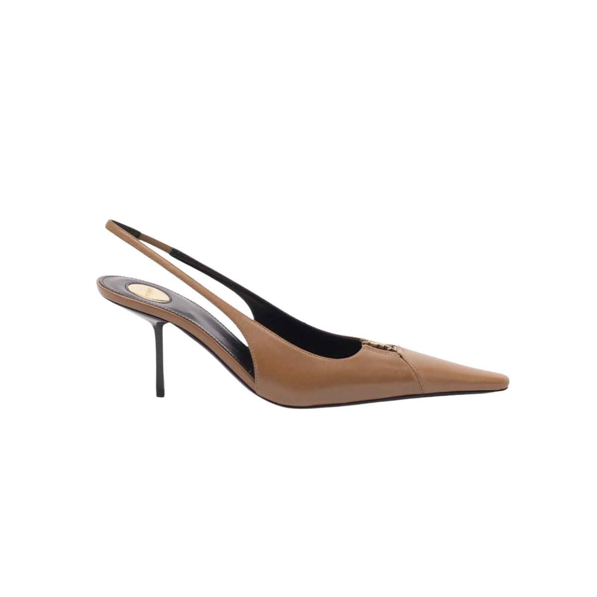 Saint Laurent BABYLONE BRETEUIL slingback pumps in smooth leather