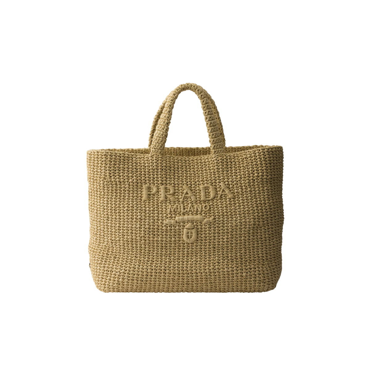 Prada Crochet Tote Bag