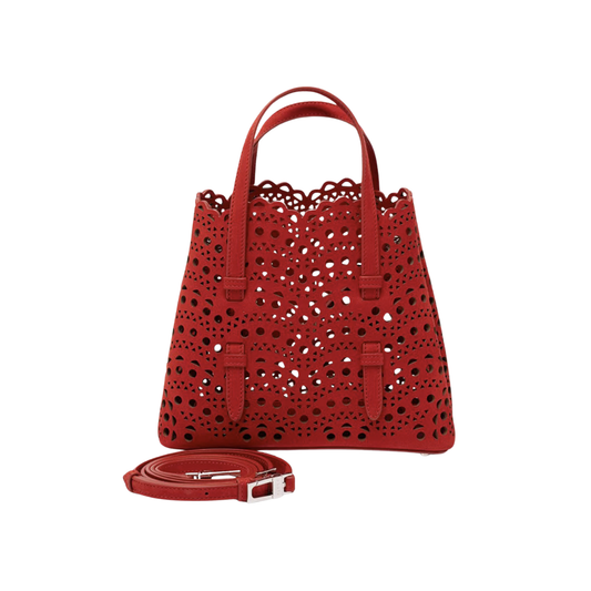 ALAÏA MINA 20 BAG IN VIENNE WAVE NUBUCK