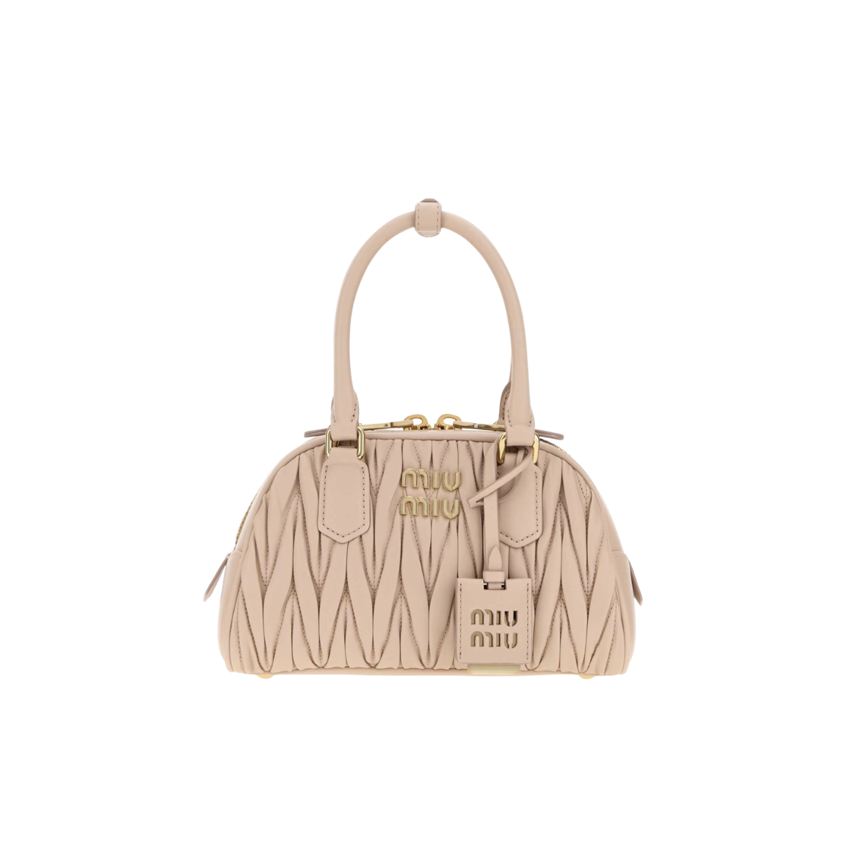 Miu Miu Arcadie Matelassé Nappa Leather Bag