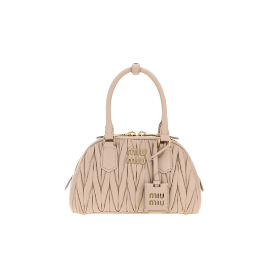 Miu Miu Arcadie Matelassé Nappa Leather Bag