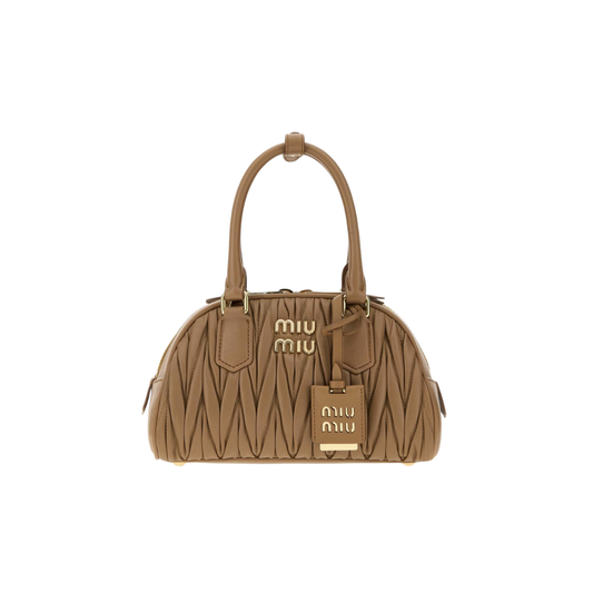 Miu Miu Arcadie Matelassé Nappa Leather Bag