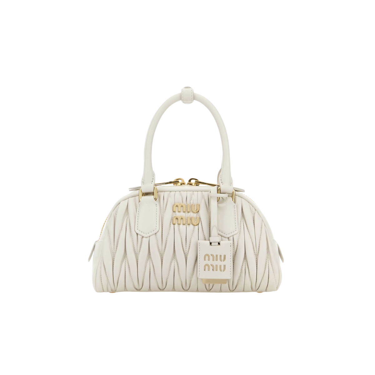 Miu Miu Arcadie Matelassé Nappa Leather Bag