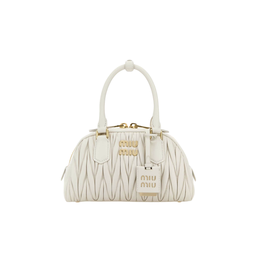 Miu Miu Arcadie Matelassé Nappa Leather Bag
